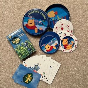 Two Decks of Children’s Playing Cards, like New- SFH-